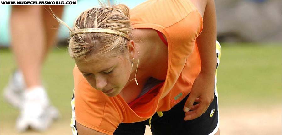 russian tennis ace maria sharapova downblouse tits